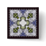 Colorful multicolor tile patterns buttons