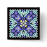 Colorful multicolor tile patterns buttons