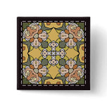 Colorful multicolor tile patterns buttons