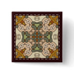 Colorful multicolor tile patterns buttons