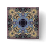 Colorful multicolor tile patterns buttons