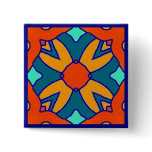 Colorful multicolor tile patterns buttons