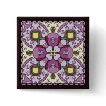 Colorful multicolor tile patterns buttons