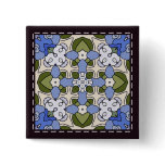 Colorful multicolor tile patterns buttons