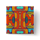 Colorful multicolor tile patterns buttons