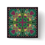 Colorful multicolor tile patterns buttons