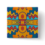 Colorful multicolor tile patterns buttons