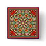 Colorful multicolor tile patterns buttons