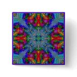 Colorful multicolor tile patterns buttons