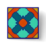 Colorful multicolor tile patterns buttons