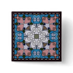 Colorful multicolor tile patterns buttons