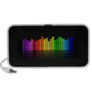 Colorful Music Equalizer Doodle Speaker doodle
