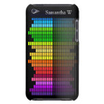 Colorful Music Equalizer w/Reflection, Cool Techno Barely There iPod Covers