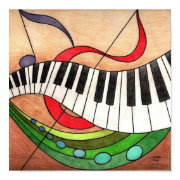 Colorful Music print