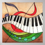 Colorful Music Poster