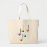 Colorful Musical Notes Canvas Bags
