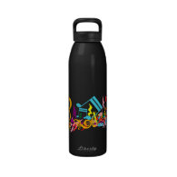 Colorful Musical Notes Reusable Water Bottle