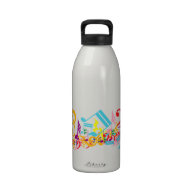 Colorful Musical Notes Reusable Water Bottles