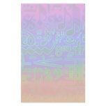 Colorful Musical Symbols Stationery