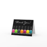 Colorful Nail Polish Bottles, Nail Salon cards