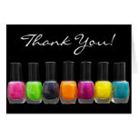 Colorful Nail Polish Bottles, Nail Salon Cards