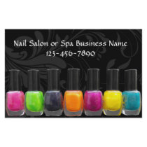 Colorful Nail Polish Bottles, Nail Salon Personalized Flyer