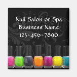 Colorful Nail Polish Bottles, Nail Salon magnets