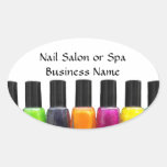 Colorful Nail Polish Bottles, Nail Salon Stickers