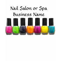 Colorful Nail Polish Bottles, Nail Salon T-shirts