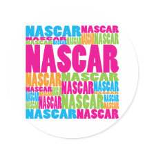 Colorful NASCAR stickers by busybees Colorful NASCAR stickers