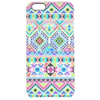 Colorful Native Aztec Shapes Uncommon Clearly™ Deflector iPhone 6 Plus Case