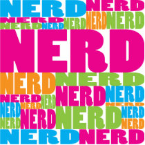 Colorful Nerd photo sculptures by busybees Colorful Nerd photo sculptures
