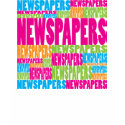 Colorful Newspapers t-shirts by busybees Colorful Newspapers t-shirts