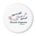 Colorful Notes Organist magnets by heavenly_sonshine Colorful Notes Organist magnets