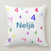 Colorful Numbers Pillows - CricketDiane pillows