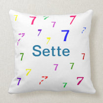 Colorful Numbers Pillows - CricketDiane pillows