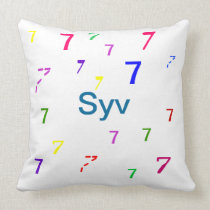 Colorful Numbers Pillows - CricketDiane pillows