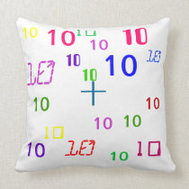 Colorful Numbers Pillows - CricketDiane pillows
