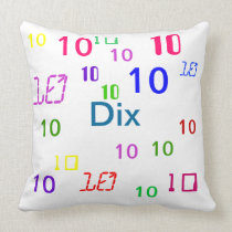 Colorful Numbers Pillows - CricketDiane pillows