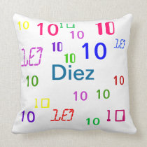 Colorful Numbers Pillows - CricketDiane pillows