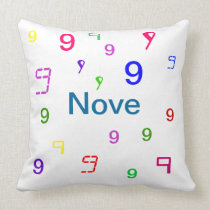 Colorful Numbers Pillows - CricketDiane pillows