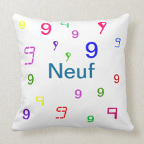 Colorful Numbers Pillows - CricketDiane pillows