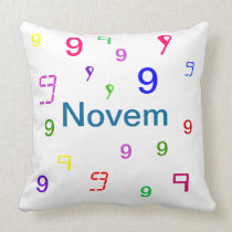 Colorful Numbers Pillows - CricketDiane pillows