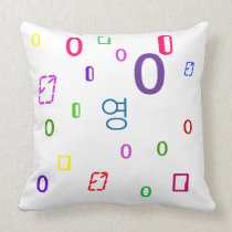 Colorful Numbers Pillows - CricketDiane pillows
