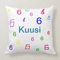 Colorful Numbers Pillows - CricketDiane pillows