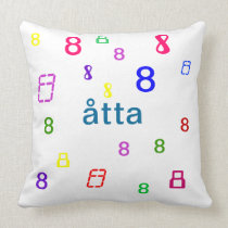 Colorful Numbers Pillows - CricketDiane pillows