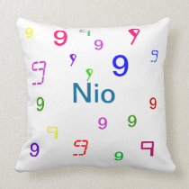 Colorful Numbers Pillows - CricketDiane pillows