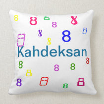 Colorful Numbers Pillows - CricketDiane pillows