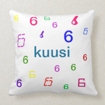Colorful Numbers Pillows - CricketDiane pillows