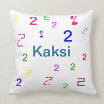 Colorful Numbers Pillows - CricketDiane pillows